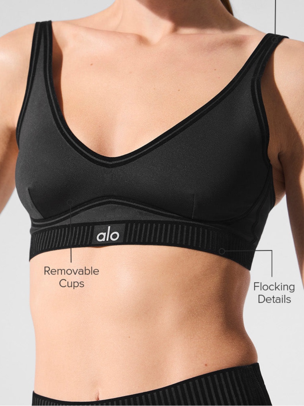ALO Yoga Core Bralette - Black